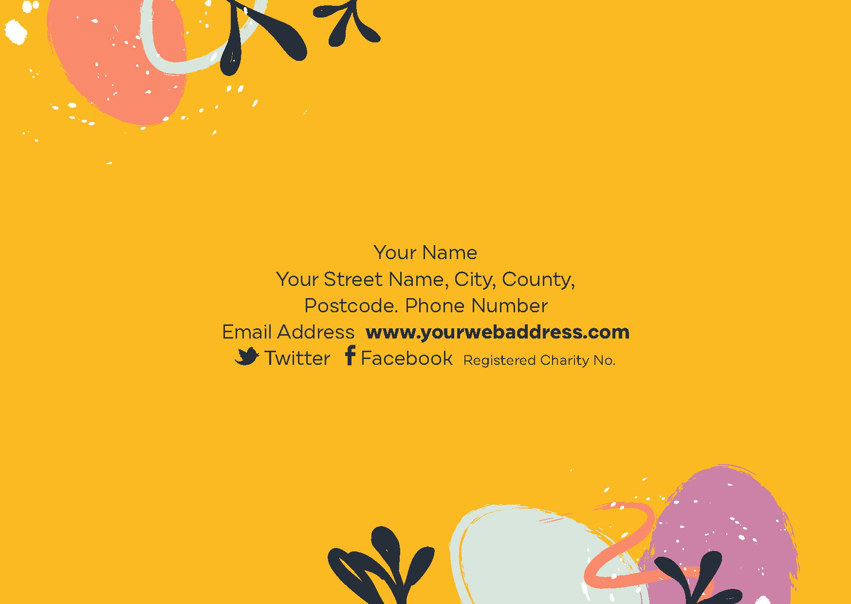 Get Rid of These! Easter Eggs/Leaves John 1125 (Folded Card