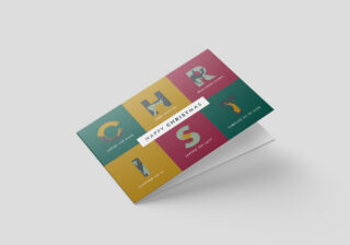 CHRIST[mas] - Traditional (Folded Card Invite)