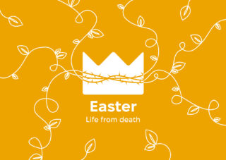 Easter: Crown of Thorns Yellow (Flyer Invite)