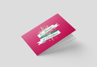 The Wonder of Christmas (Folded Card Invite)