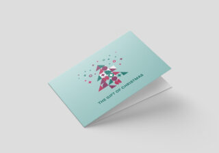 The Gift of Christmas (Folded Card Invite)